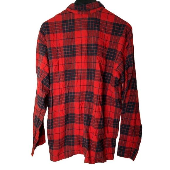 Polo Ralph Lauren Flannel pajama sleeping top button down shirt size large - Picture 2 of 4